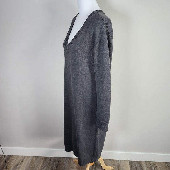 Melrose And Market‎ Sweater Dress Womens Medium Knit Long Sleeve Office Business - Picture 12 of 16